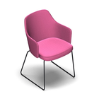 4729 - Alma Chair with steel legs