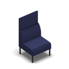 4355 - EON  ekstra høy stol, uten armlen