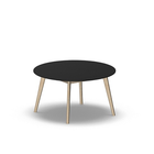 4085 - ALMA Table ø110 cm H60, black hpl