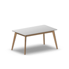 4108 - ALMA Table 120x70 cm H60, white HPL