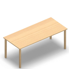 3508 - LIP Table 180x80 cm H72 birch HPL