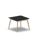 4057 - ALMA Table 80x80 cm H60, black hpl