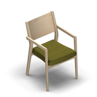 4625 - Zeta dining chair solid wood with veneer back, birch