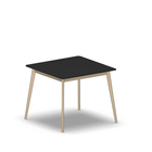 4189 - ALMA Table 90x90 cm H75, black hpl