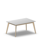 4060 - ALMA Table 120x80 cm H60, white hpl