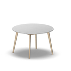 4220 - ALMA Table ø120 cm H75, white hpl