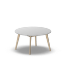 4084 - ALMA Table ø110 cm H60, white hpl