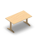 3592 - LIP Table 140x70 cm H60, birch hpl