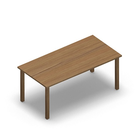1519 - LIP Table 140x70 cm H60, oak HPL
