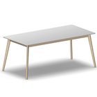 4200 - ALMA Table 180x90 cm H75, white hpl