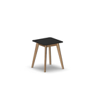4097 - ALMA Table 50x50 cm H60, black HPL