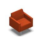 1347 - PIVOT Chair with low armrests (8cm)