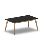 4125 - ALMA Table 140x80 cm H60, black HPL