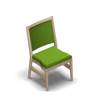 2666 - Nexus Stablestol uten armlener med rygg, bjørk