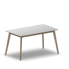 4268 - ALMA Table 140x80 cm H75, white hpl