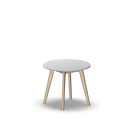 4076 - ALMA Table ø70 cm H60, white hpl