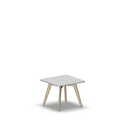 3912 - ALMA Table 50x50 cm H50, white HPL