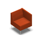 2142 - PIVOT Chair with high armrest (6cm, right)