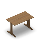 3622 - LIP Table 120x70 cm H72, oak hpl