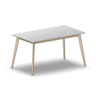 4180 - ALMA Table 140x80 cm H75, white hpl