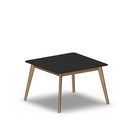 4129 - ALMA Table 90x90 cm H60, black HPL