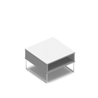 3432 - PIVOT table 65x65 cm, white hpl