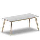 4184 - ALMA Table 180x80 cm H75, white hpl