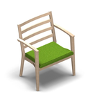 1871 - NEXUS Max Dining chair with armrests
