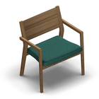 4647 - Zeta max dining chair solid wood with veneer back, oak