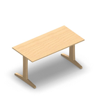 3624 - LIP Table 140x70 cm H72, birch hpl
