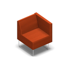 2144 - PIVOT Chair with high armrest (8cm, right)