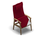 2636 - NEXUS Chair, electric elevating with removable seat cover