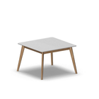 4128 - ALMA Table 90x90 cm H60, white HPL