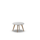 3996 - ALMA Table ø60 cm H50, white HPL