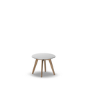 3992 - ALMA Table ø50 cm H50, white HPL