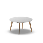 4336 - ALMA Table ø110 cm H60, white HPL