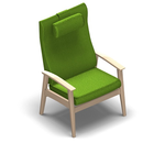 1608 - NEXUS Max chair, with step less adjustment