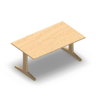 3600 - LIP Table 140x80 cm H60, birch hpl