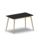 4165 - ALMA Table 120x70 cm H75, black hpl