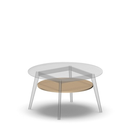 4672 - ALMA shelf for table ø110 cm, match HPL