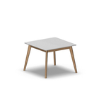 4116 - ALMA Table 80x80 cm H60, white HPL