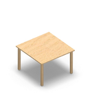 1450 - LIP Table 90x90 cm H60, birch HPL