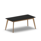 4113 - ALMA Table 140x70 cm H60, black HPL