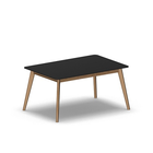4121 - ALMA Table 120x80 cm H60, black HPL