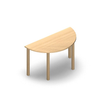 3548 - LIP Table 1\2 ø120 cm H72, birch HPL