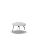 3936 - ALMA Table ø70 cm H50, white HPL
