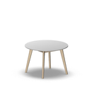 4080 - ALMA Table ø90 cm H60, white hpl
