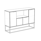 hinged door (cabinets) - metal framework