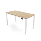 Desk Four Solidwood Oak 180x90 White Frame