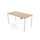 Desk Four Solidwood Oak 160x80 White Frame